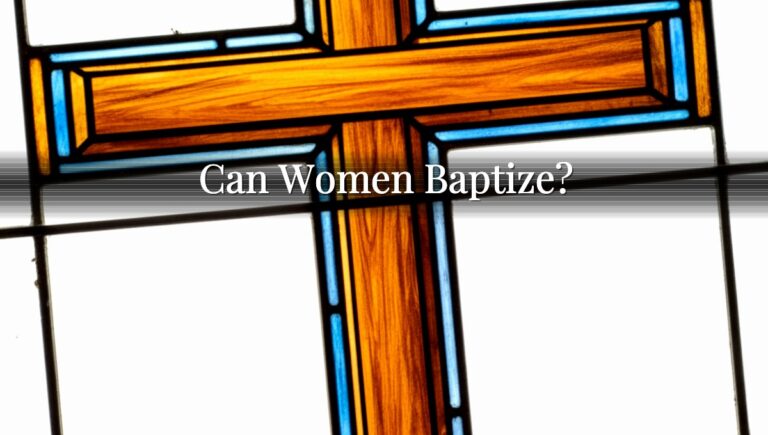 Can Women Baptize?