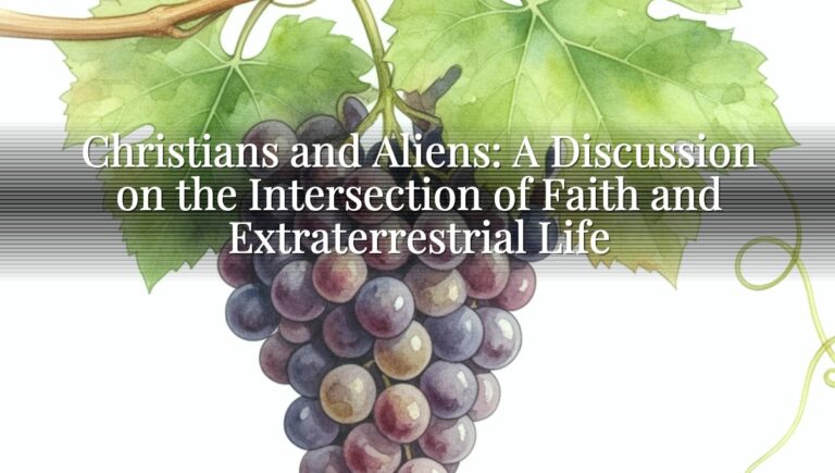 Christians and Aliens: A Discussion on the Intersection of Faith and Extraterrestrial Life