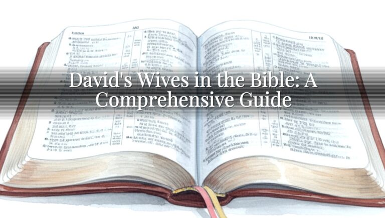 David's Wives in the Bible: A Comprehensive Guide