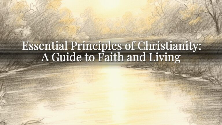 Essential Principles of Christianity: A Guide to Faith and Living