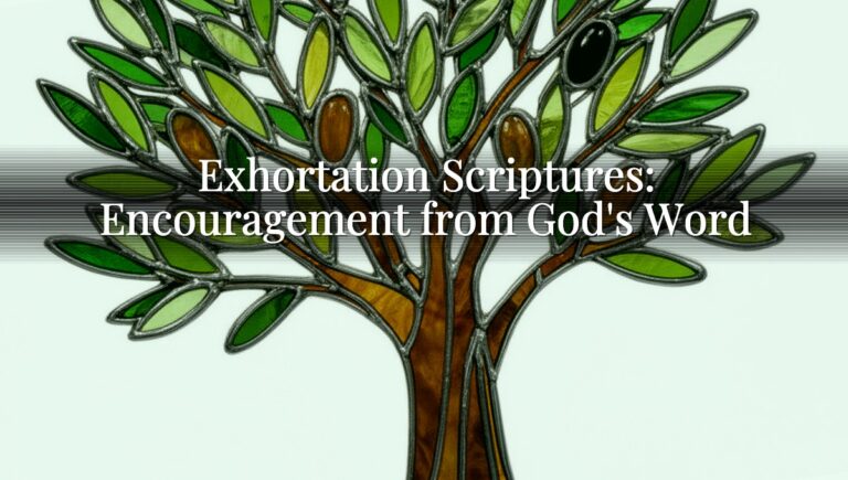 Exhortation Scriptures: Encouragement from God's Word