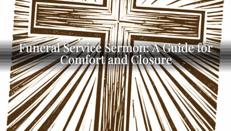 Funeral Service Sermon: A Guide for Comfort and Closure