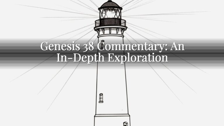 Genesis 38 Commentary: An In-Depth Exploration