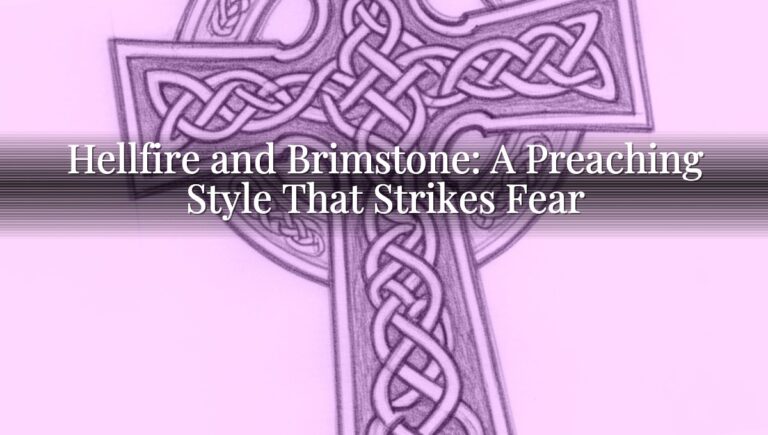 Hellfire and Brimstone: A Preaching Style That Strikes Fear