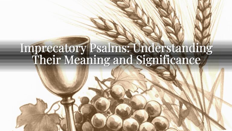 Imprecatory Psalms: Understanding Their Meaning and Significance