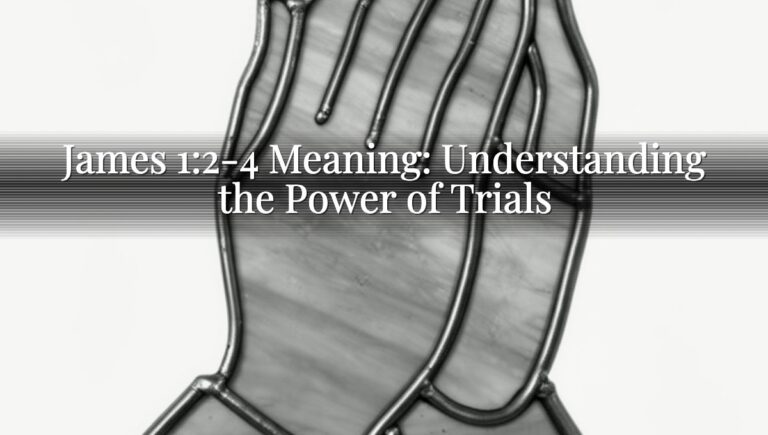 James 1:2-4 Meaning: Understanding the Power of Trials