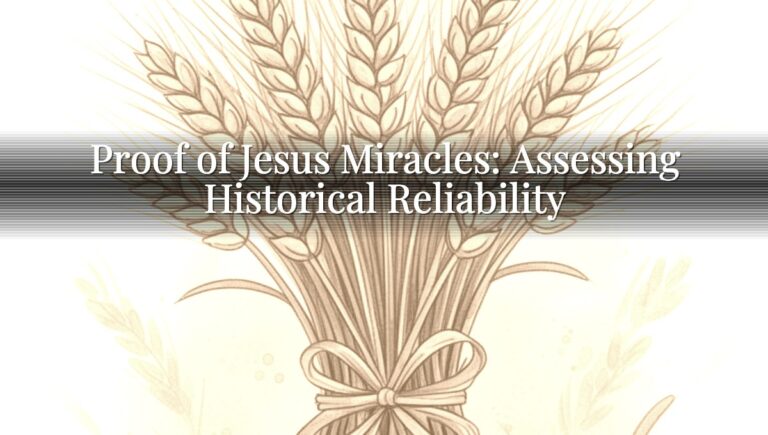 Proof of Jesus Miracles: Assessing Historical Reliability