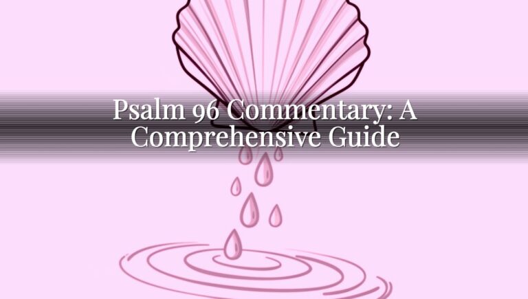Psalm 96 Commentary: A Comprehensive Guide