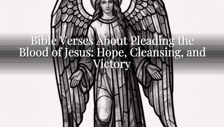 Bible Verses About Pleading the Blood of Jesus: Hope, Cleansing, and Victory