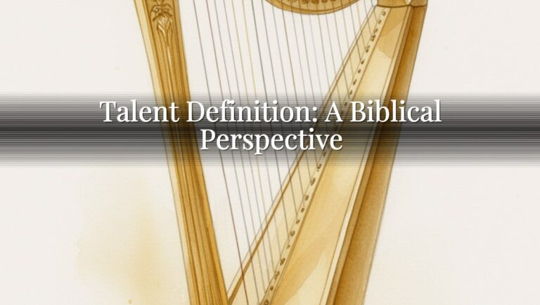 Talent Definition: A Biblical Perspective