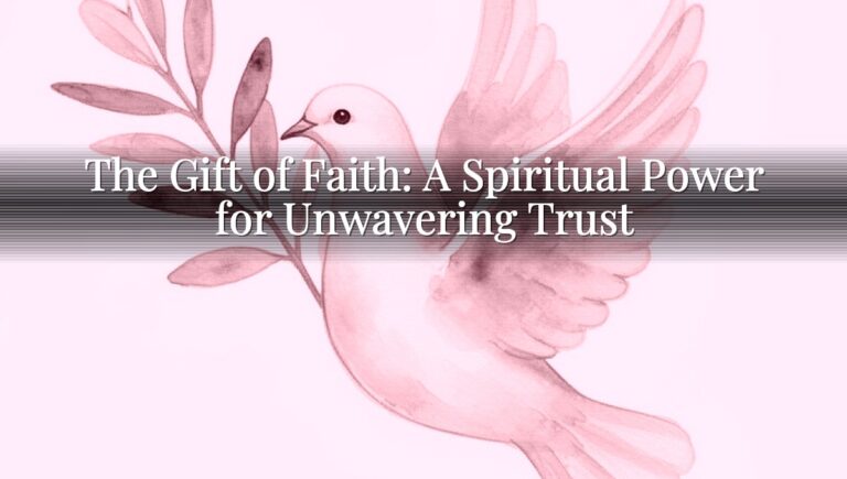 The Gift of Faith: A Spiritual Power for Unwavering Trust