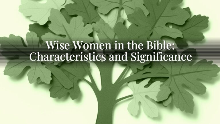 Wise Women in the Bible: Characteristics and Significance