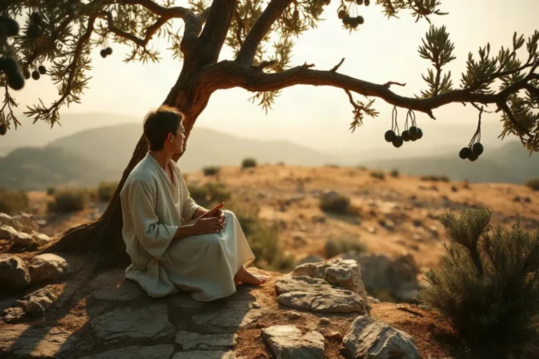 persona meditando en la naturaleza