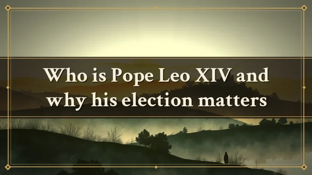 Who is Pope Leo XIV and why his election matters