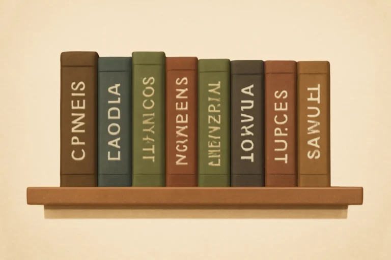libros del antiguo testamento en orden
