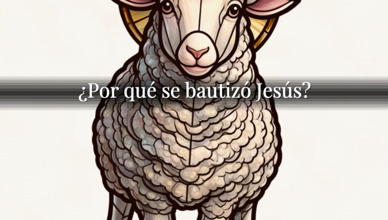 ¿Por qué se bautizó Jesús?