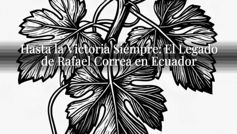 Hasta la Victoria Siempre: El Legado de Rafael Correa en Ecuador