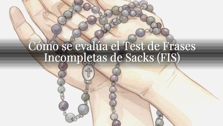Cómo se evalúa el Test de Frases Incompletas de Sacks (FIS)