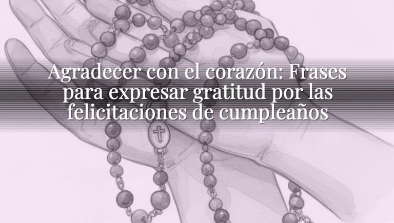 Agradecer con el corazón: Frases para expresar gratitud por las felicitaciones de cumpleaños