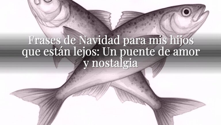 Frases de Navidad para mis hijos que están lejos: Un puente de amor y nostalgia