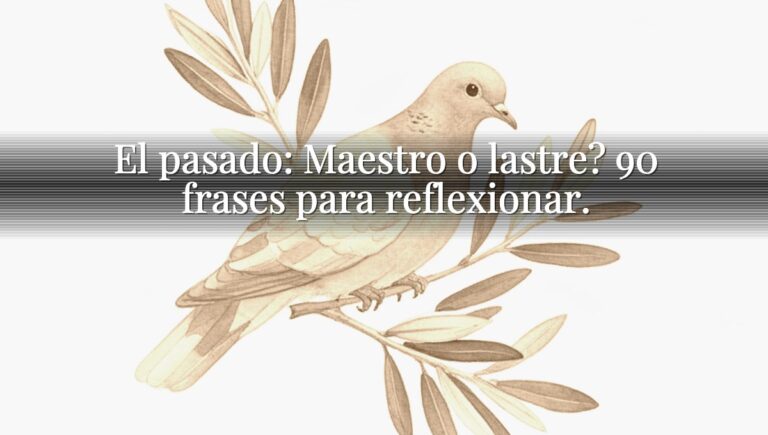 El pasado: Maestro o lastre? 90 frases para reflexionar.