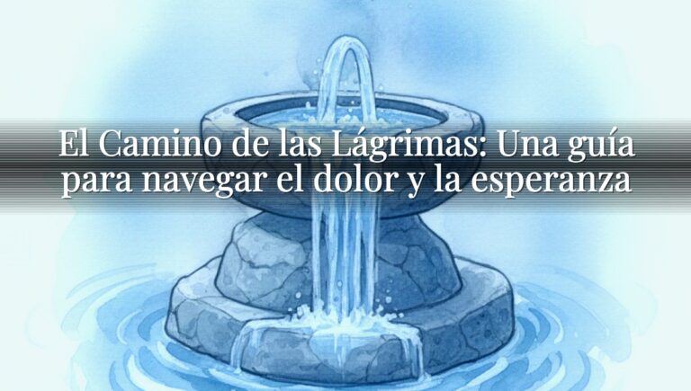 El Camino de las Lágrimas: Una guía para navegar el dolor y la esperanza