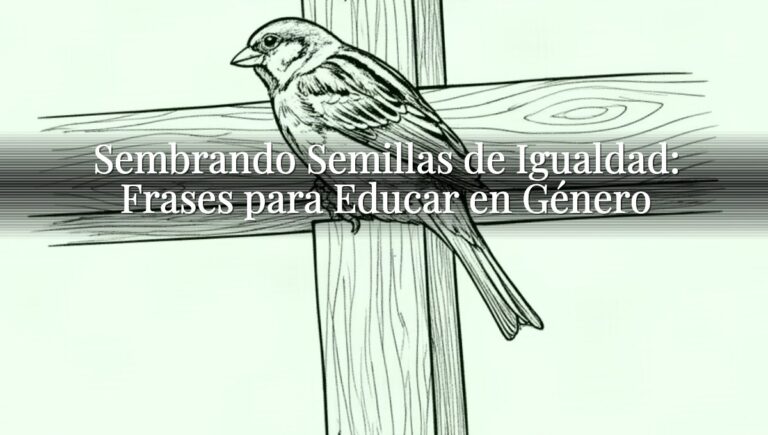 Sembrando Semillas de Igualdad: Frases para Educar en Género