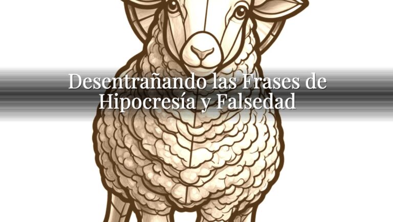 Desentrañando las Frases de Hipocresía y Falsedad