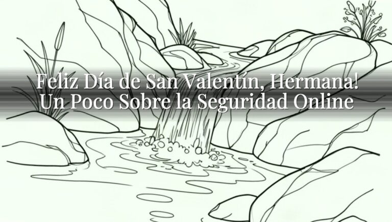 Feliz Día de San Valentín, Hermana! Un Poco Sobre la Seguridad Online