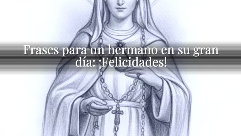 Frases para un hermano en su gran día: ¡Felicidades!