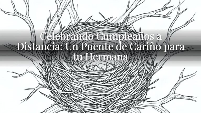 Celebrando Cumpleaños a Distancia: Un Puente de Cariño para tu Hermana