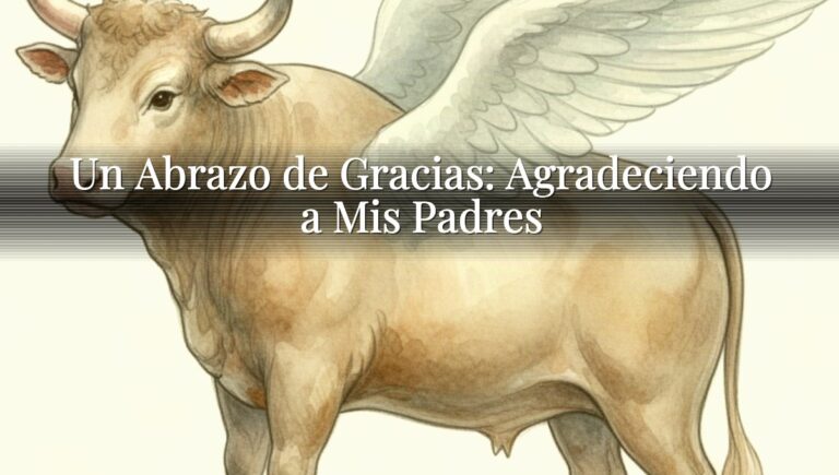 Un Abrazo de Gracias: Agradeciendo a Mis Padres