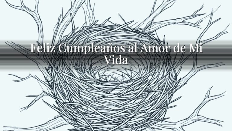Feliz Cumpleaños al Amor de Mi Vida
