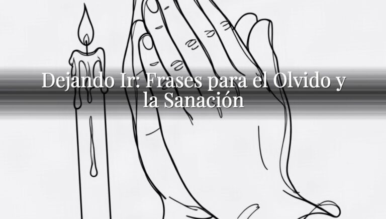 Dejando Ir: Frases para el Olvido y la Sanación