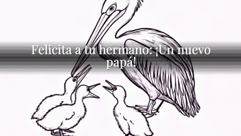 Felicita a tu hermano: ¡Un nuevo papá!