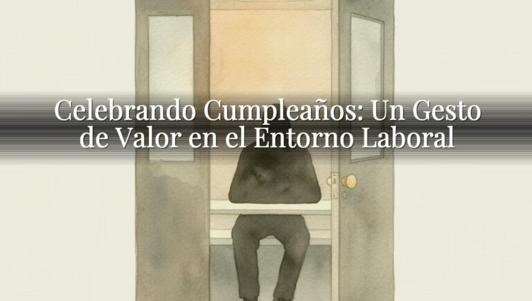 Celebrando Cumpleaños: Un Gesto de Valor en el Entorno Laboral