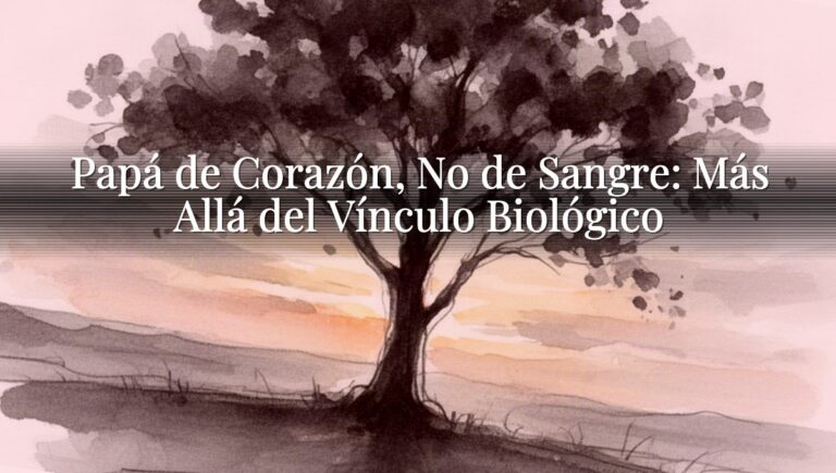 Papá de Corazón, No de Sangre: Más Allá del Vínculo Biológico