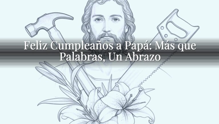Feliz Cumpleaños a Papá: Más que Palabras, Un Abrazo