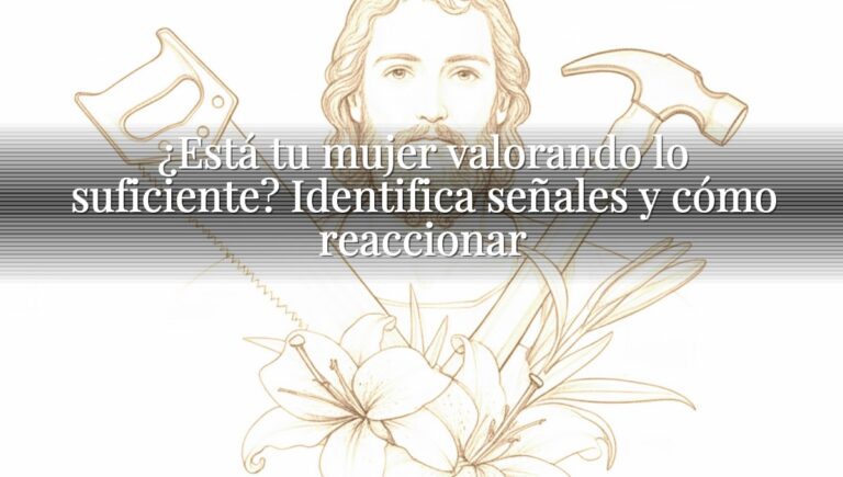¿Está tu mujer valorando lo suficiente? Identifica señales y cómo reaccionar