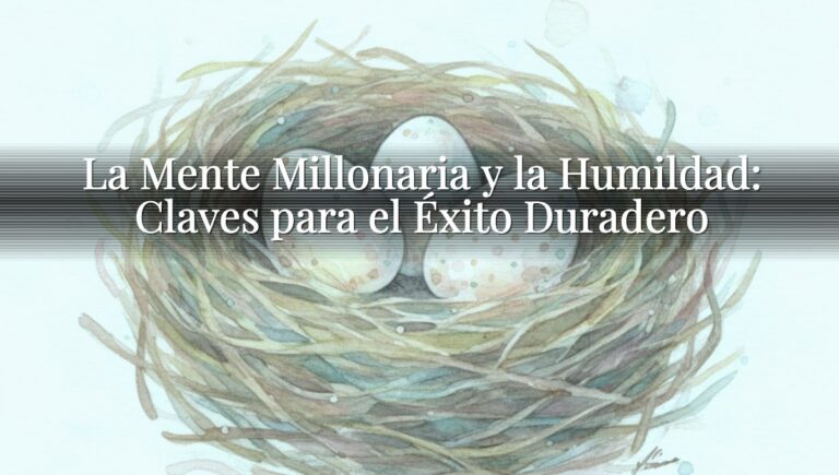 La Mente Millonaria y la Humildad: Claves para el Éxito Duradero