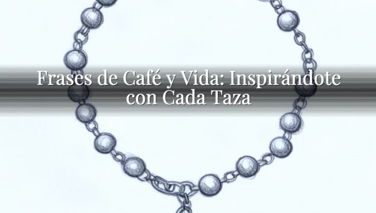 Frases de Café y Vida: Inspirándote con Cada Taza