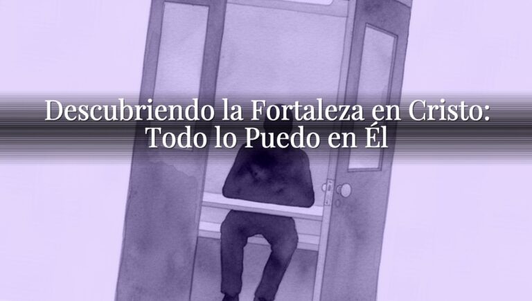 Descubriendo la Fortaleza en Cristo: Todo lo Puedo en Él