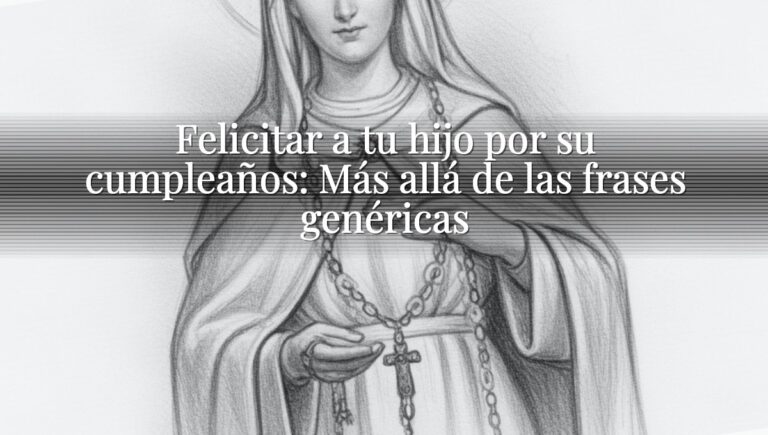 Felicitar a tu hijo por su cumpleaños: Más allá de las frases genéricas