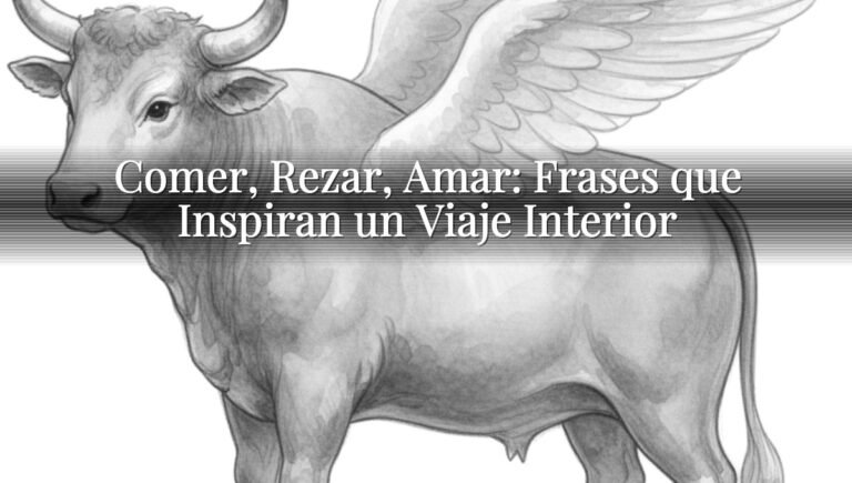 Comer, Rezar, Amar: Frases que Inspiran un Viaje Interior