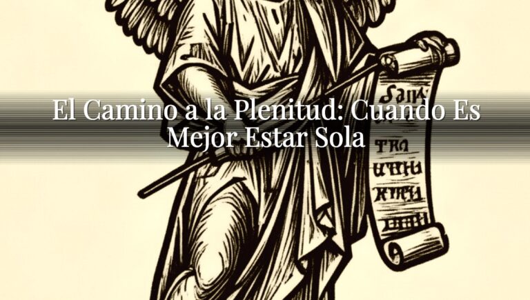 El Camino a la Plenitud: Cuando Es Mejor Estar Sola