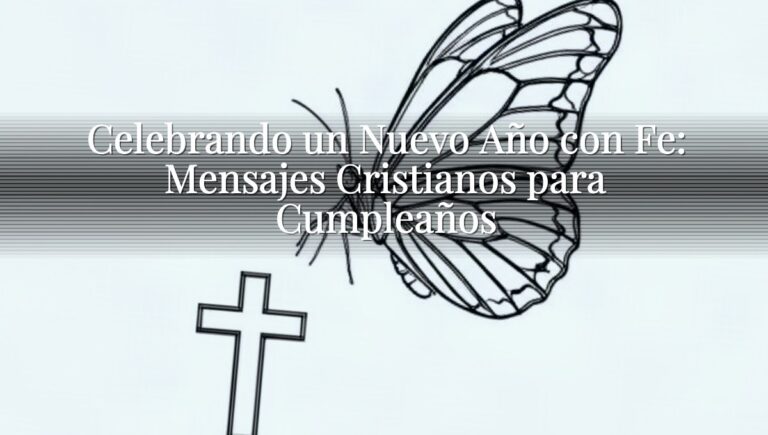 Celebrando un Nuevo Año con Fe: Mensajes Cristianos para Cumpleaños