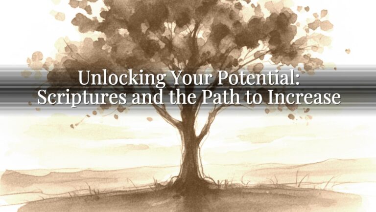 Unlocking Your Potential: Scriptures and the Path to Increase