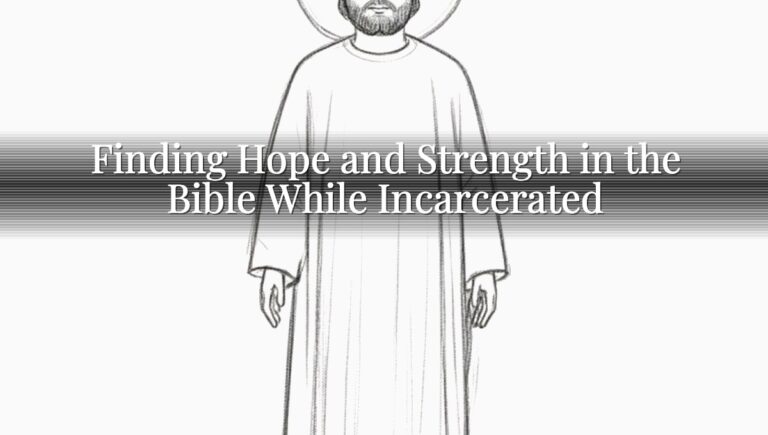 Finding Hope and Strength in the Bible While Incarcerated