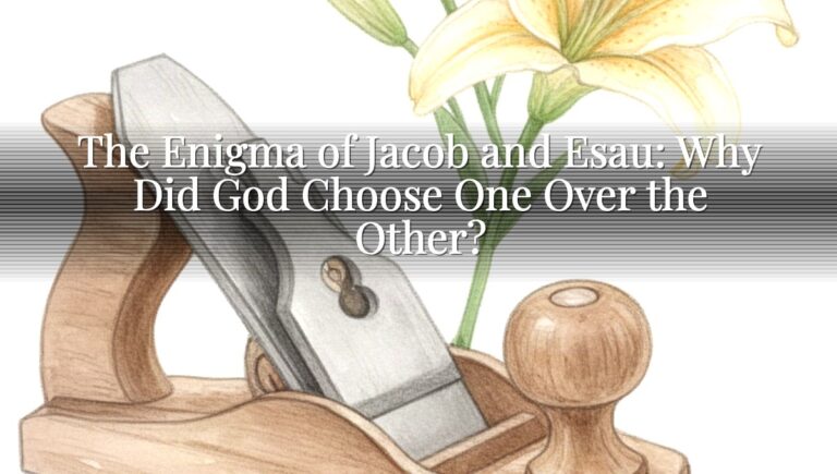 The Enigma of Jacob and Esau: Why Did God Choose One Over the Other?