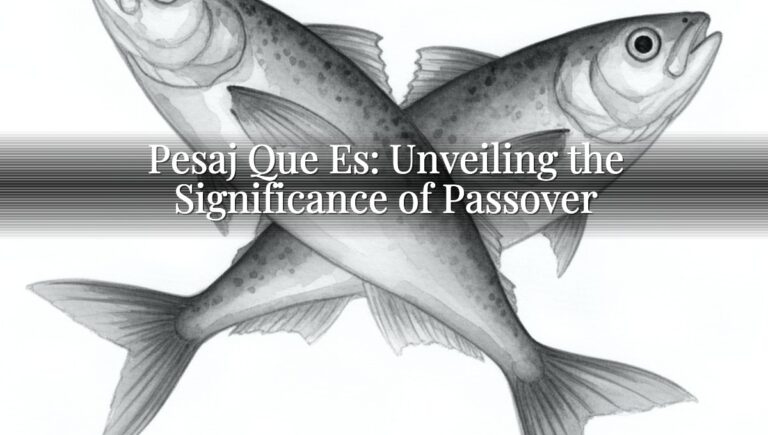 Pesaj Que Es: Unveiling the Significance of Passover